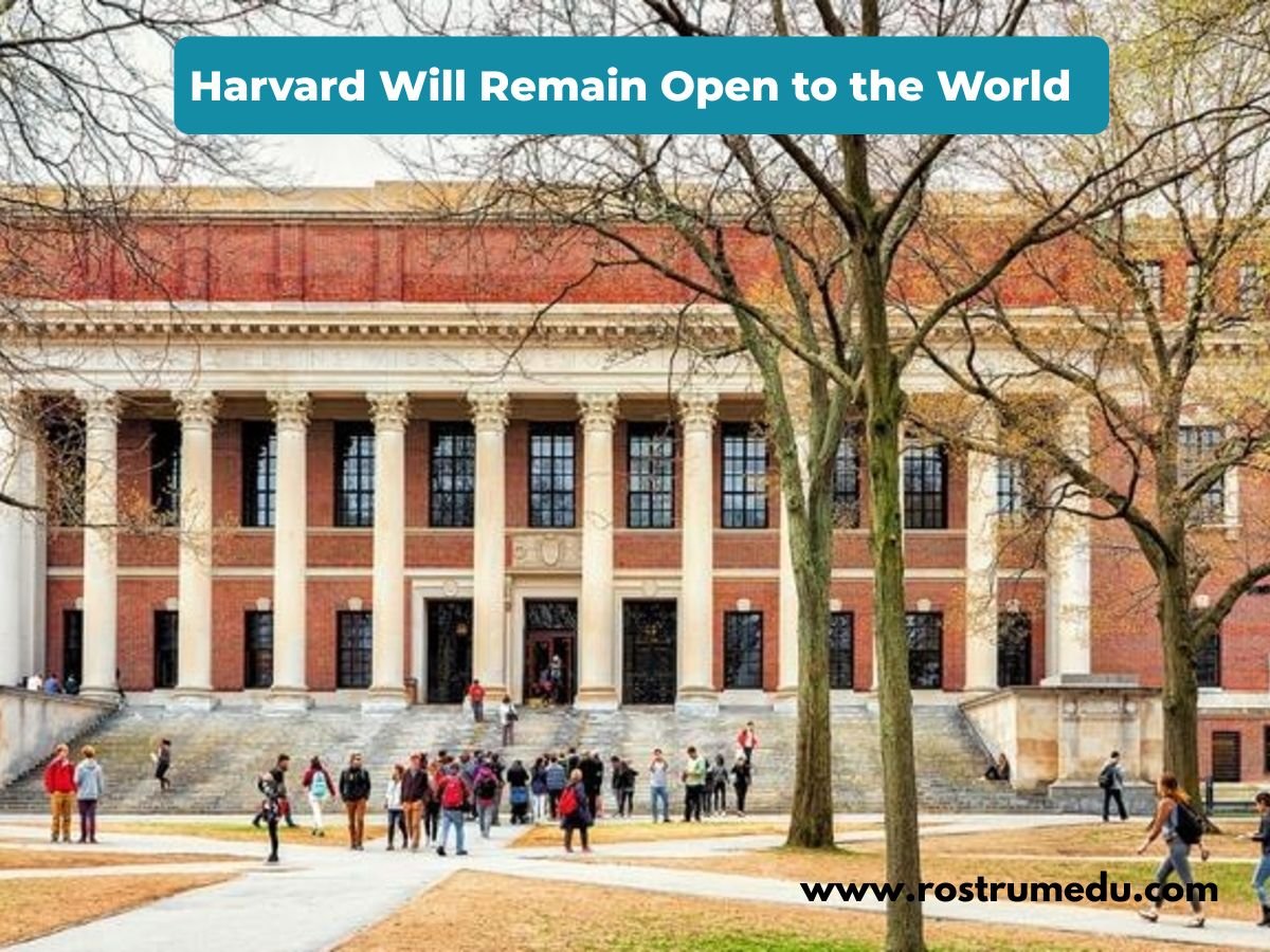 Harvard Will Remain Open to the World