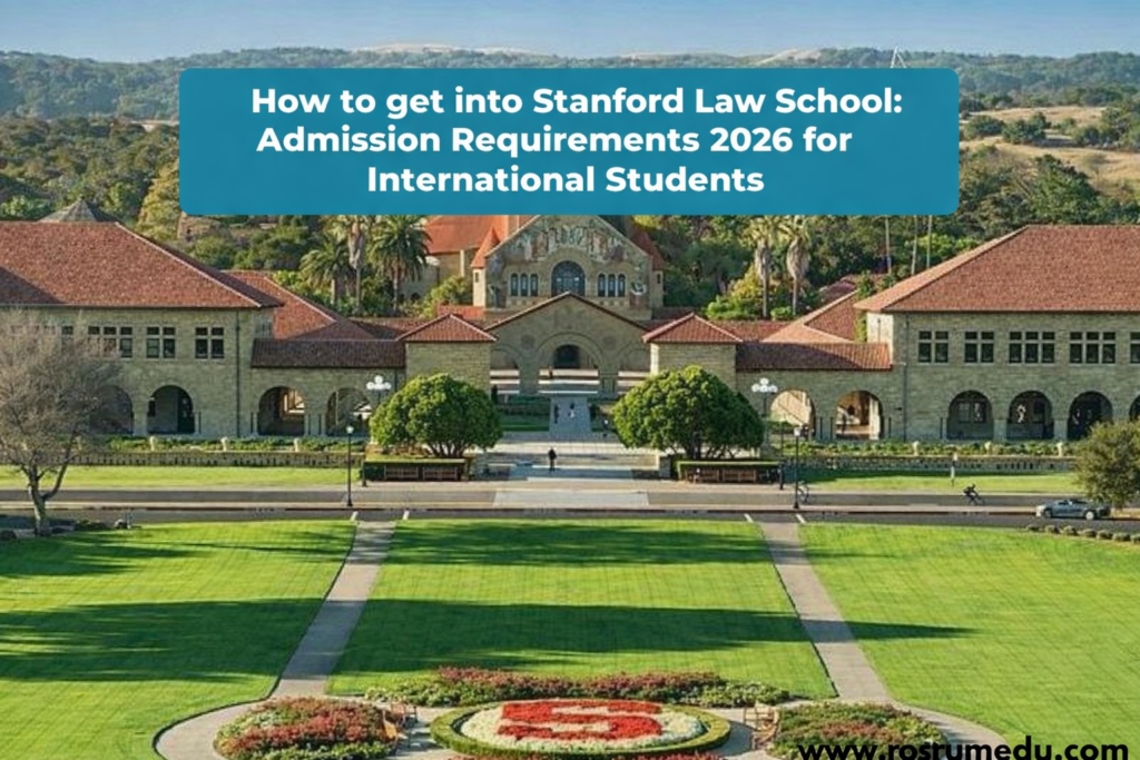 How to get into Stanford Law School
